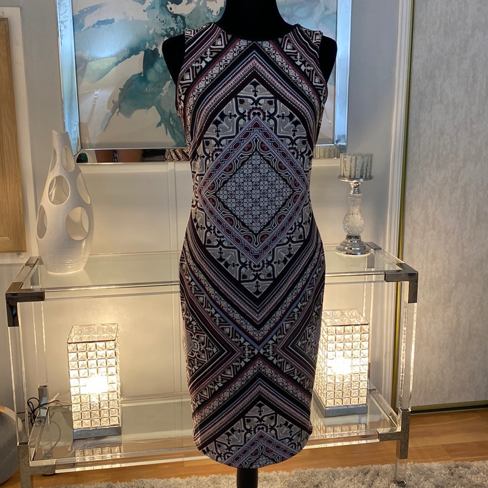 Three quarter length designer dress